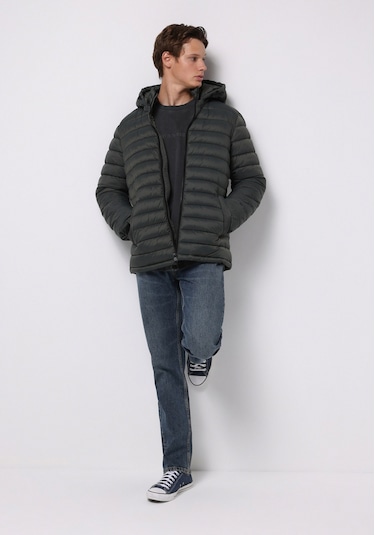 Colins Slim Fit Erkek Yeşil Mont Cl1076511 Q1.v1 Lkh Açık Haki