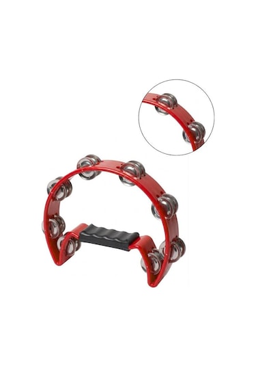 Temel Yarım Ay Tef 16 Zilli Kırmızı 21.5 Cm By11-12