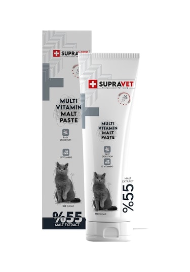 Supravet Kediler İçin Taurinli Multi Vitamin Kedi Macunu 100 G