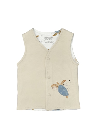 Bibaby Biorganic Caretta In Live Penye Yelek 61438 Taş