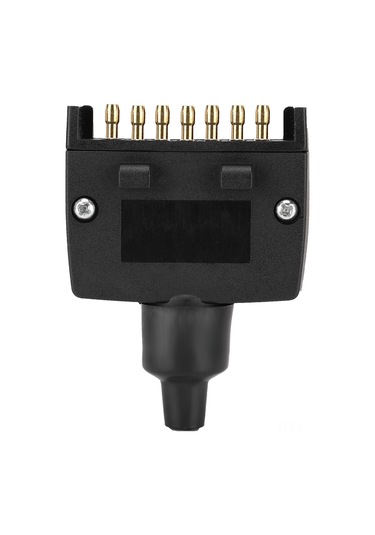 Yaozixa Avustralya Standartı 7-pin Düz Erkek Treyler Plug, Araç Lambaları Bağlantısı, Korozyona Dayanıklı, Abs Malzeme, Kolay Kurulum