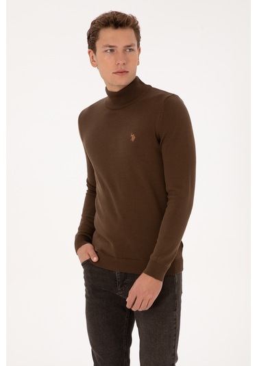 U.s. Polo Assn. Erkek Kahverengi Kazak /triko 50313712-vr029 Kahverengi