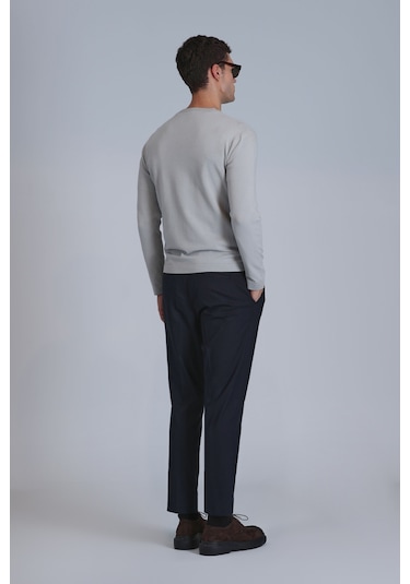 Lufian Erkek Glen Spor Slim Fit Chino Pantolon 112190318 Lacivert Lacivert