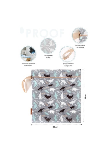 Proof Kirli Temiz Çantasi Junior Çok Renkli