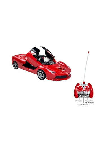 Vardem Uzaktan Kumandalı Full Fonksiyon Şarjlı 1:18 Wild Sport Kapıları Açılan Araba Kırmızı S5018a11a24n1