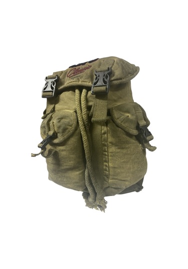 Kaliteli Tek Gözlü Vintage Disayn Unisex Sırt Günlük Okul Gezi Kamp Trekking Çantası Kc Ahtapot Bag Siyah