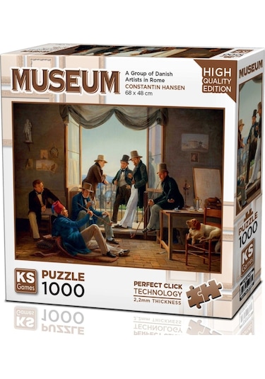 Ks Games 1000 Parça Danimarkalı Sanatçılar Roma'da Puzzle