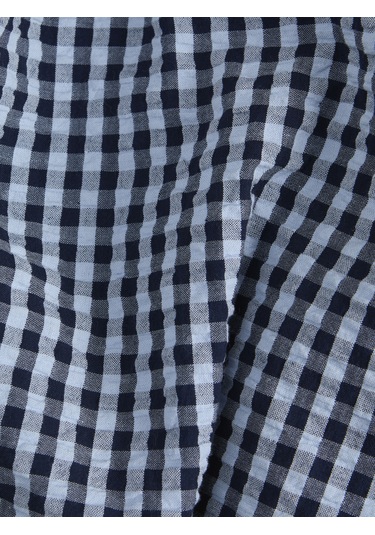 Jack & Jones Kadın Kalin Askili Ekose Desenli Bluz - Petra - 12277417 Skyway