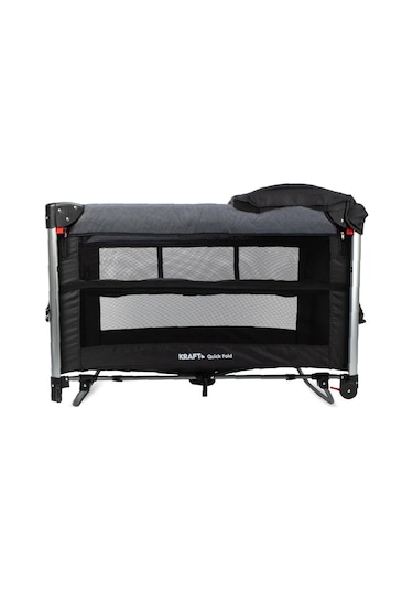Kraft Quick Fold Anne Yanı Oyun Parkı 70x110 Cm Siyah
