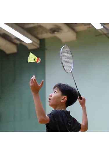 Vkemall 12'li Renkli Eva Malzeme Çocuk Badminto Topu Seti - Eğitim Ve Eğlence İçin Dayanıklı Renkli Kalplerle