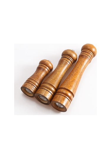 Teltree Ahşap Biber Değiştirici - Ahududu Ağacı, 5/8/10 İnç, Manuel Tane Değiştirme, Tuz/biber Uyumlu, 8 İnç Pp Poşet