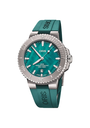 Oris Aquis New York Harbor Limitli Üretim Iı 43,5 Mm Otomatik Saa Yeşil