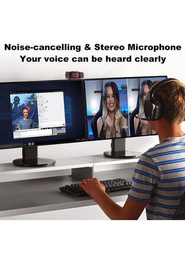 Fosenze Usb 2.0 Web Kamera 720p Hd 120 Derece Geniş Açı 80 Ayarlanabilir Gürültü Engelleme Mikrofon Plug & Play Qq Skype Uyumlu