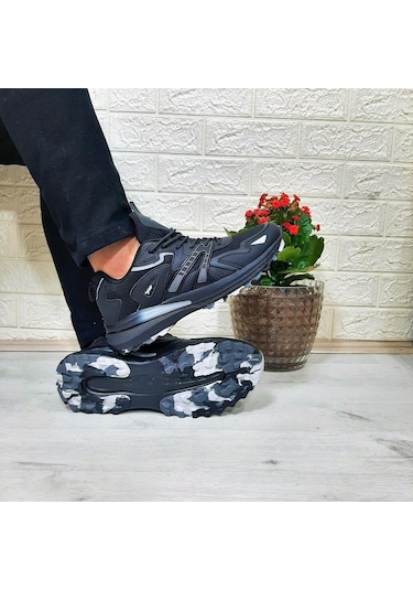 Jump 29725 Siyah Kaymaz Memoryfoam Günlük Spor Ayakkabı 001