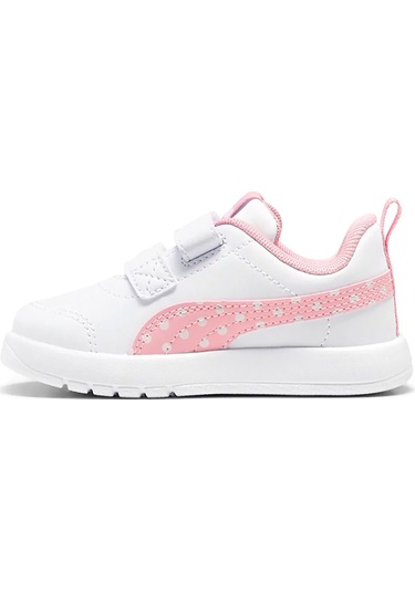 Puma Kız Çocuk Beyaz 05 Courtflex V3 Dotty Inf. Sneaker Beyaz