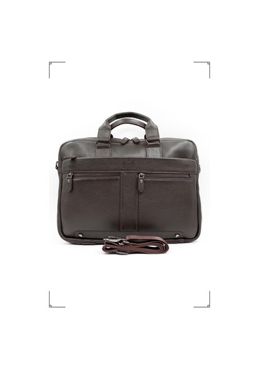 Hakiki Deri Evrak Ve Laptop Çantası-132989 Siyah