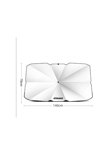 Araba Ön Cam Güneşlik Şemsiye Katlanabilir Güneşlik Şemşiye 140x80