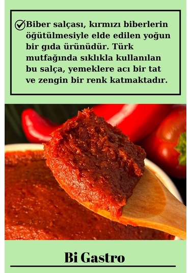 Antep Acı Biber Salçası Güneş Kurusu Acı Biber Salçası 3000 Gr
