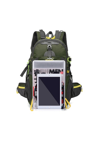 Wezone 40l Ultra Hafif Seyahat Sırt Çantası - Dayanıklı Nylon, 6 Cep, Erkek/kadın İçin Turuncu