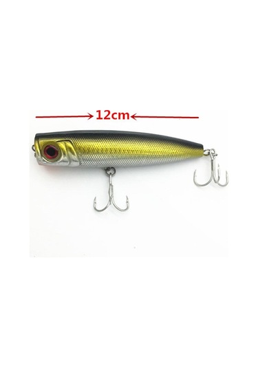 Profisher Fosforlu Yüzey Sert Yapay Yem 34 G 12 Cm White-Florece