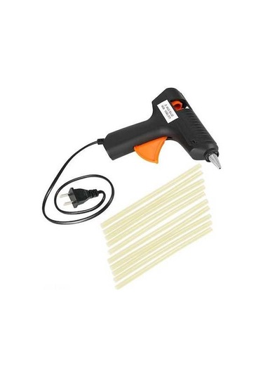 Pazly Yüksek Sıcaklık Tutkal Tabancası + 10 Yapıştırma Çubuğu İle Kolay Çukur Onarımı