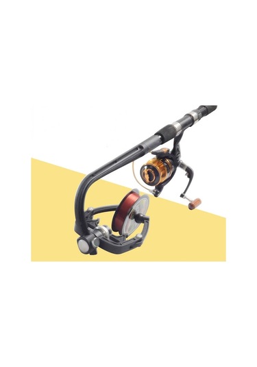 Elmpaly Siyah No Twist Line Spooler Döner Makara Yemleme Makarası Ve Trolling Makarası İçin Misina Sarıcı