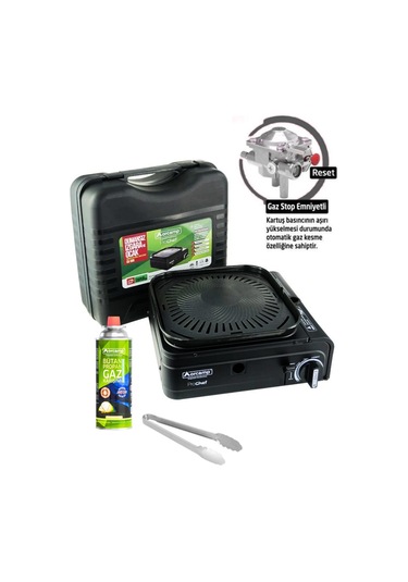 Pro Chef Dumansız Izgara Ve Kamp Ocak Ck-509 Siyah