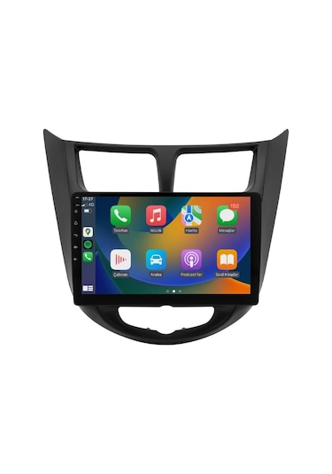 Hyundai Accent Blue Android Multimedya Sistemi 2011-2017 Clarion 4/64