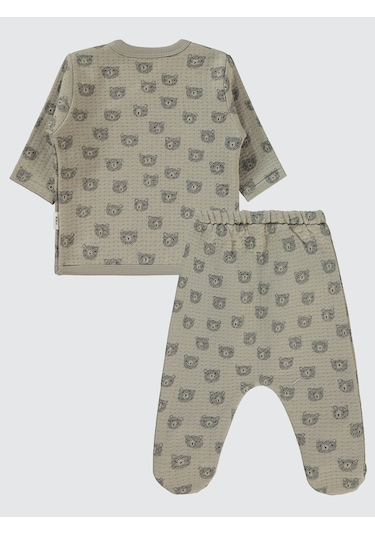 Civil Baby Erkek Bebek Zıbın Takımları 0-1 Ay Vizon Vizon