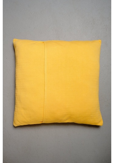 Peraluna Free Pıllow %100 Organik Pamuk Triko Yastık Kılıfı 60x60 Cm Sarı - Sarı