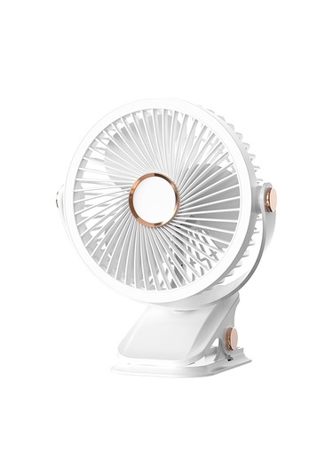 Aurora Fan Gece Lambasık Lipsi Fan Ofis Masaüstü Usb Şarjı Beyaz