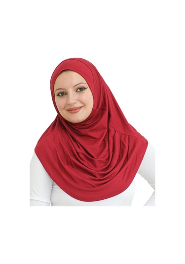 Hazır Giyim Türban Yumuşak Başörtü Şal - Bordo Bordo