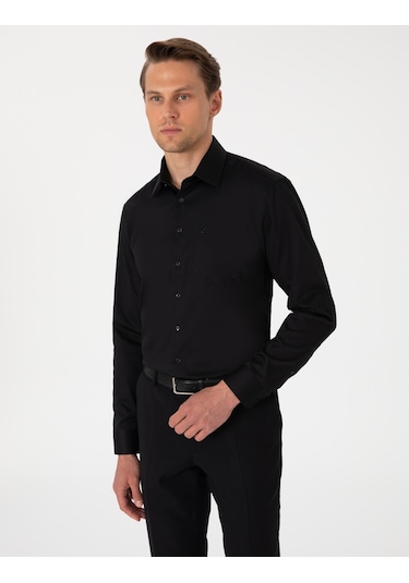 Pierre Cardin Erkek Siyah Gömlek Basic 50302972-vr046 Siyah