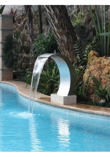 DEV PASLANMAZ 500x1000 mm Lüks Model Havuz Şelale AISI 304 Kalite