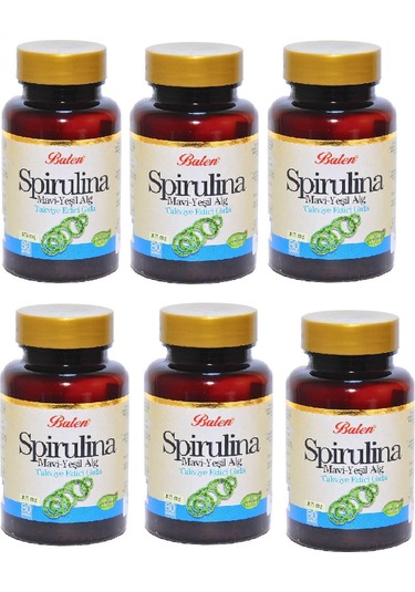 Balen Spirulina 375 MG 80 Kapsül 6 Adet
