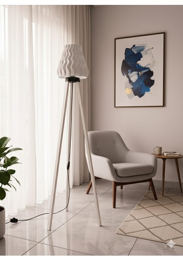 Soft Model Modern Salon / Oturma Odası Ahşap Ayaklı Lambader Yok