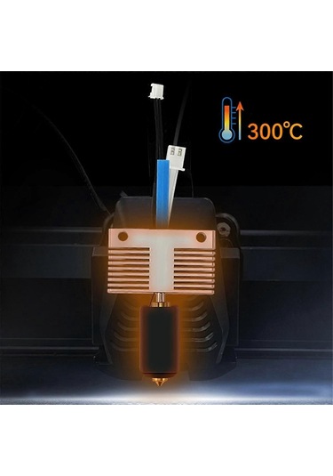 Neptune 4 Max/4 Plus 3d Yazıcı İçin 2 Adet Metal Hotend 3d Yazıcı Aksesuarları Pirinç Hotend Kiti