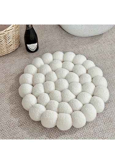 Elmpaly Bej Renginde 5 Renk Seçenekli Yıkanabilir Karahindiba Dekoratif Yastık Bej