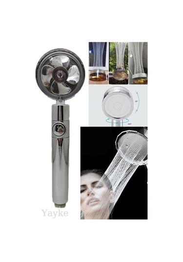 Yayke 360 Derece Dönebilen Turbo Pervaneli Tazyikli Duş Başlığı Diğer
