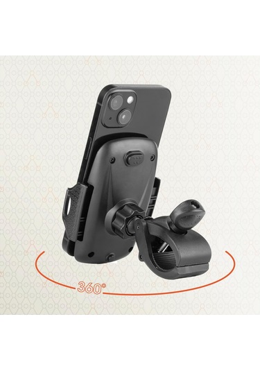 Gezenbebe Bebek Arabası Telefon Tutucu Siyah