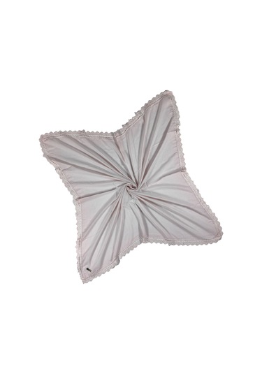 Enba Pamuklu İğne Oyalı Namaz Ve Mevlüt Örtüsü 110x110 Cm Pudra