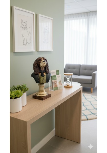 Dekoratif Veteriner Temalı Hediye Biblo Dekoratif Köpek Biblo Karışık