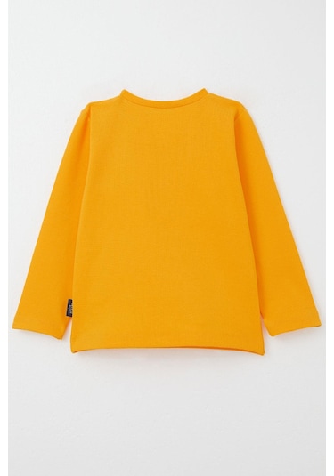 Breeze Erkek Bebek Uzun Kollu Tişört Basic 9 Ay-3 Yaş, Hardal Sarı Hardal Sarı