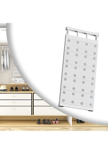 Homyl Genişletilebilir Bölücü Giyim Dolap Rafı Mutfak 24cmx60cm Beyaz Diğer