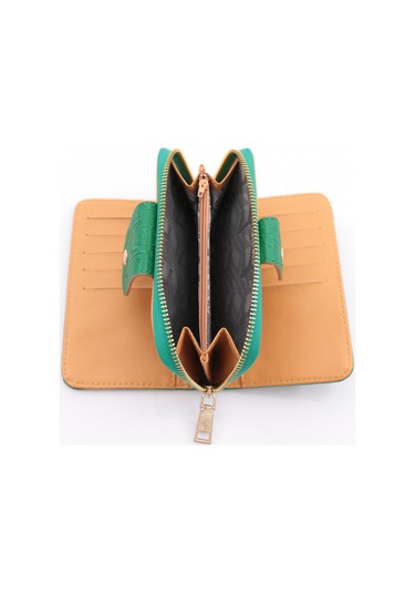 Ççs 80266 Kadin Portföy Cüzdan Çimen Yeşili