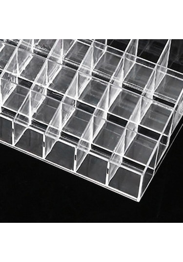 Suntek Akrilik Kozmetik Saklama Kutusu Şişeler Için 36-ızgara Şeffaf