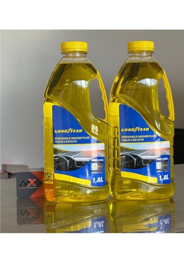 Üstün Görüş Performaslı Cam Suyu 1.8l Washer Fluıd Kokulu Hazır Kullanım Seti