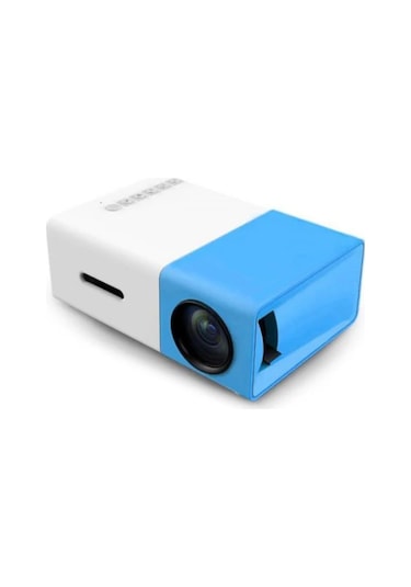 Maiyame Kompakt Ev Sineması Projeksiyonu - 1080p Hd Led, Taşınabilir Hdmı/usb, 60 İnç Ekran, 30.000 Saat Lambası, Mavi