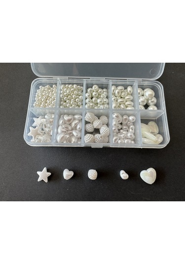 İnci Boncuk Takı Yapım Malzemeleri Seti,telefon Charm Seti