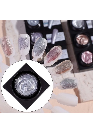 Suntek Alçı Jel Nail Art Boyama Çizim Lehçe 3d Metalik Menekşe